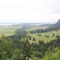 德国天鹅堡俯视山林