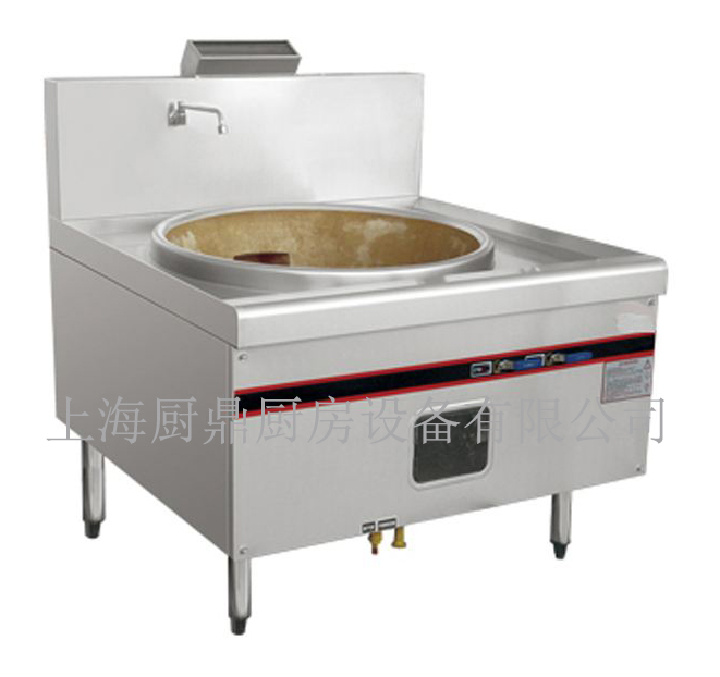 食堂燃气单头大锅灶 食堂厨房设备成套定制13788987141