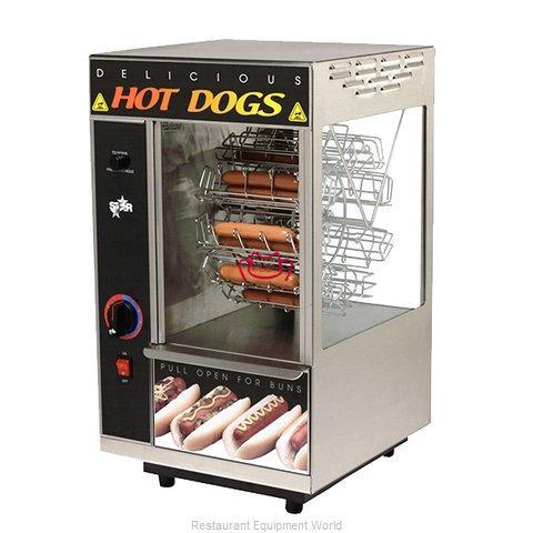 美国星牌STAR 174CBA烤热狗机联保温柜 商家用烤香肠热狗机多功能台式小吃型
