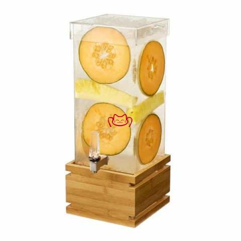 美国ROSSETO  LD180饮料分配器 矩形饮料分配器 带竹底座