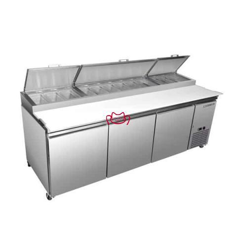 美国MAXX COLD  MXSPP92披萨三门冷藏工作柜多功能商用冷藏柜