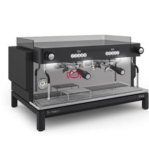CREM CREM9102双头电控液晶版胡桃木咖啡机