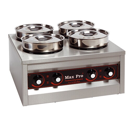 MAXPRO 保温炉 荷兰麦士宝MAX PRO 921.454商用四头圆型保温汤炉