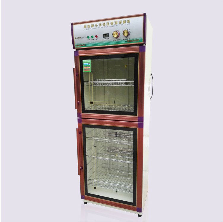 厂家直销 高档热风循环消毒柜ZTP--500L 双门 智能商用消毒碗柜