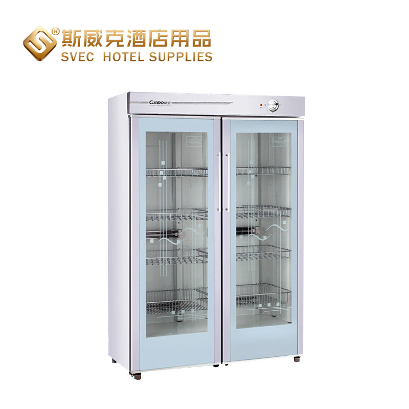 GPR700A-2商用双玻璃门消毒柜 酒店立式消毒柜 保洁柜