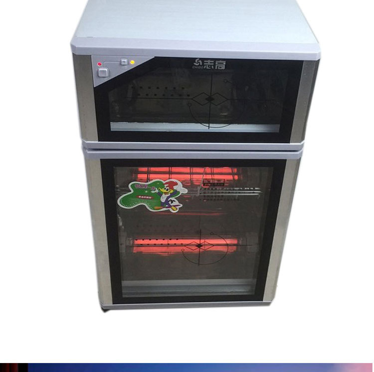 68L双门消毒碗柜立式不锈钢餐具家用消毒柜 高温会销消毒柜