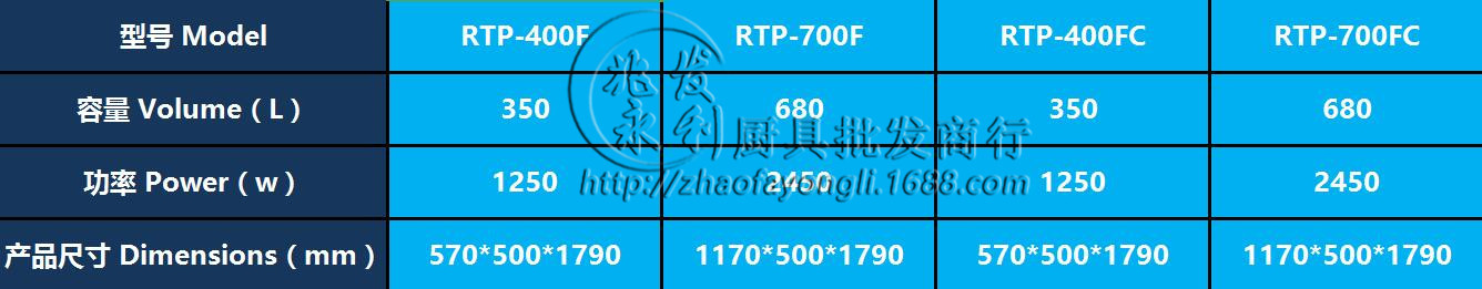 【豪华型热风循环】邦祥商用消毒柜 RTP-400F 碗 筷子分餐盘 消毒