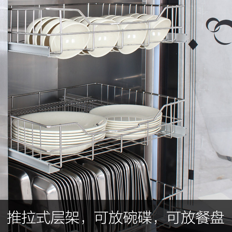圣托 商用立式消毒碗柜 热风循环中低温消毒柜 单门筷子消毒机D5