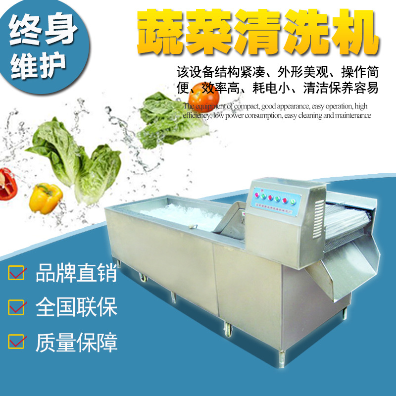 旭众YQX-800型商用自动蔬菜清洗机灭菌消毒食堂酒店洗菜机洗果机
