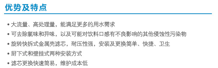 美国进口爱惠浦（Everpure）BH2 双联净水器 过滤系统 商用