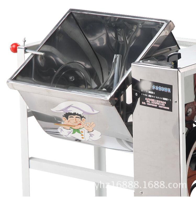 加厚不锈钢电动商用和面机5 12.5 25公斤50斤家用揉面机搅拌馅机