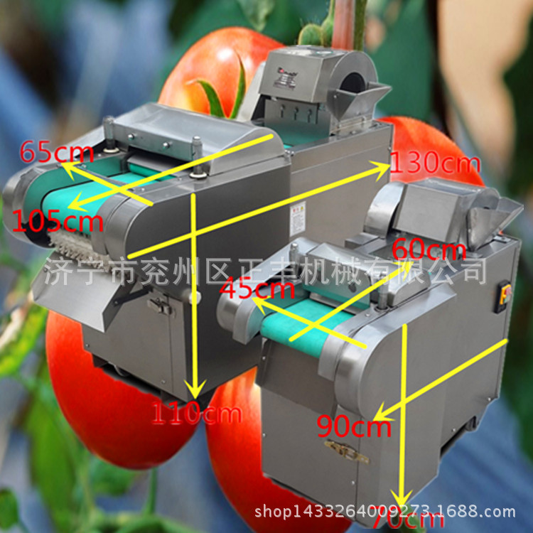 全自动商用加工蔬菜机 瓜果切丁切块机 土豆萝卜切丝机 厚薄均匀