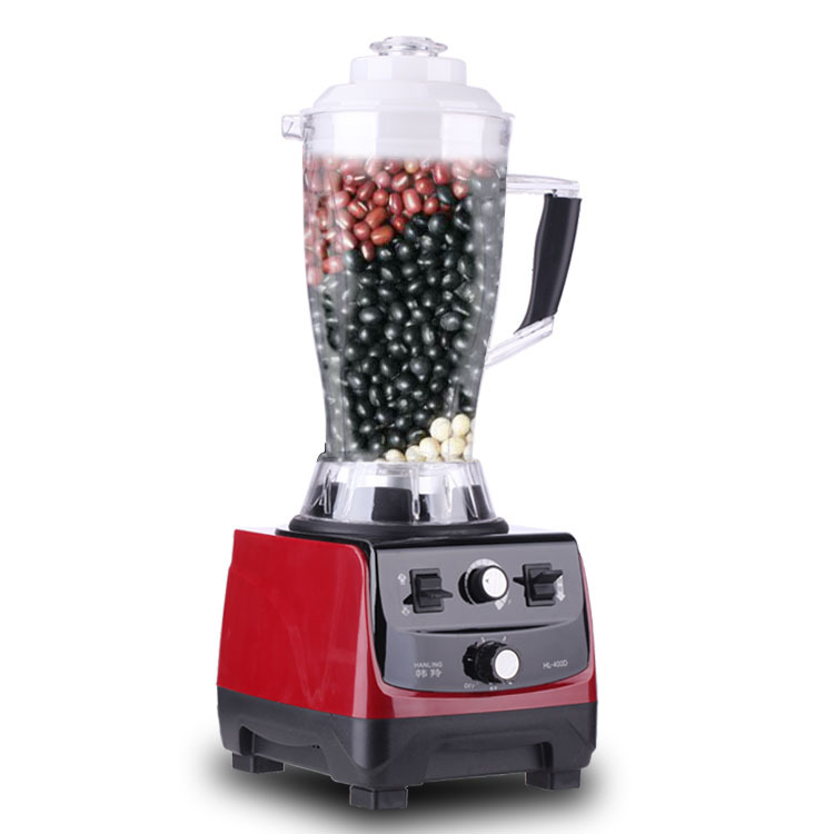 韩羚HL-400D豆浆机料理机现磨无渣商用大容量果汁破壁机搅拌机4L