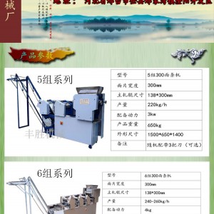 批发自动挂面机 压面机 鲜湿面挂面机 大型商用轧面机柒组