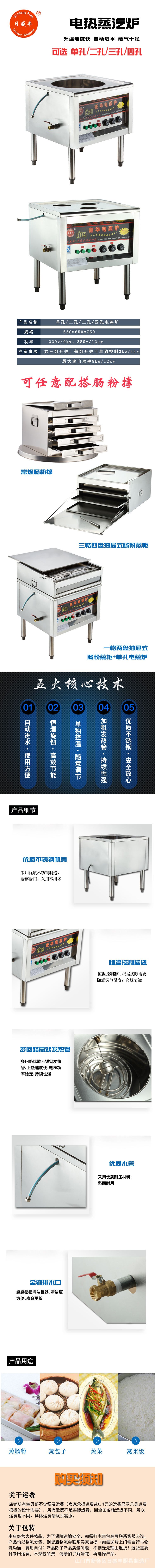 电热蒸汽炉