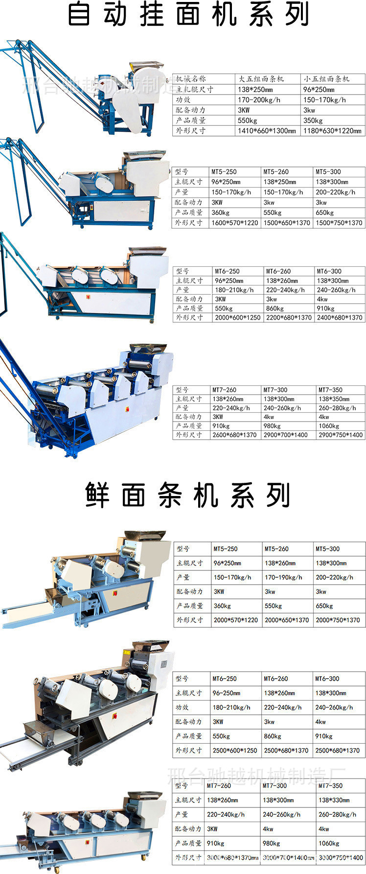 全自动大型商用面条机自动爬杆挂面机鲜面条叠面皮机米面食品机械