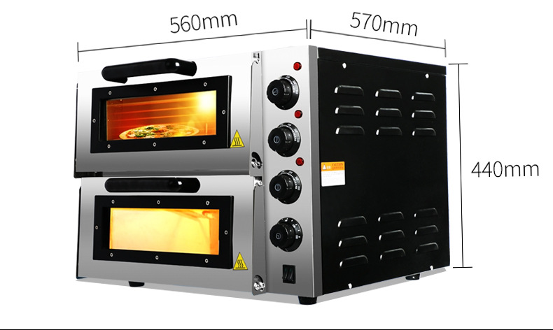 悍舒商用电烤箱燃气多功能烤炉蛋糕蛋挞烘炉电烤箱二层披萨烤盘