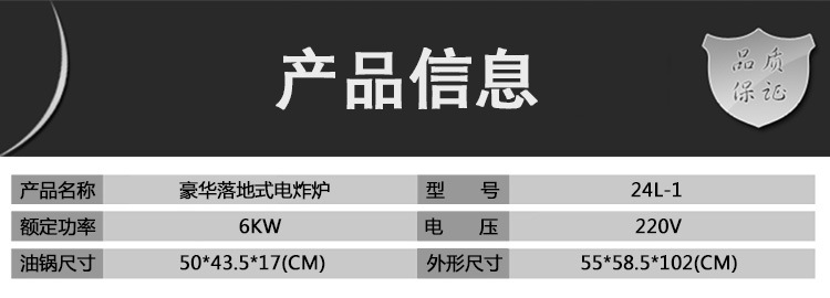 单缸双筛立式电炸炉商用电热落地式油炸锅炸油条炸薯条机炸鸡排机