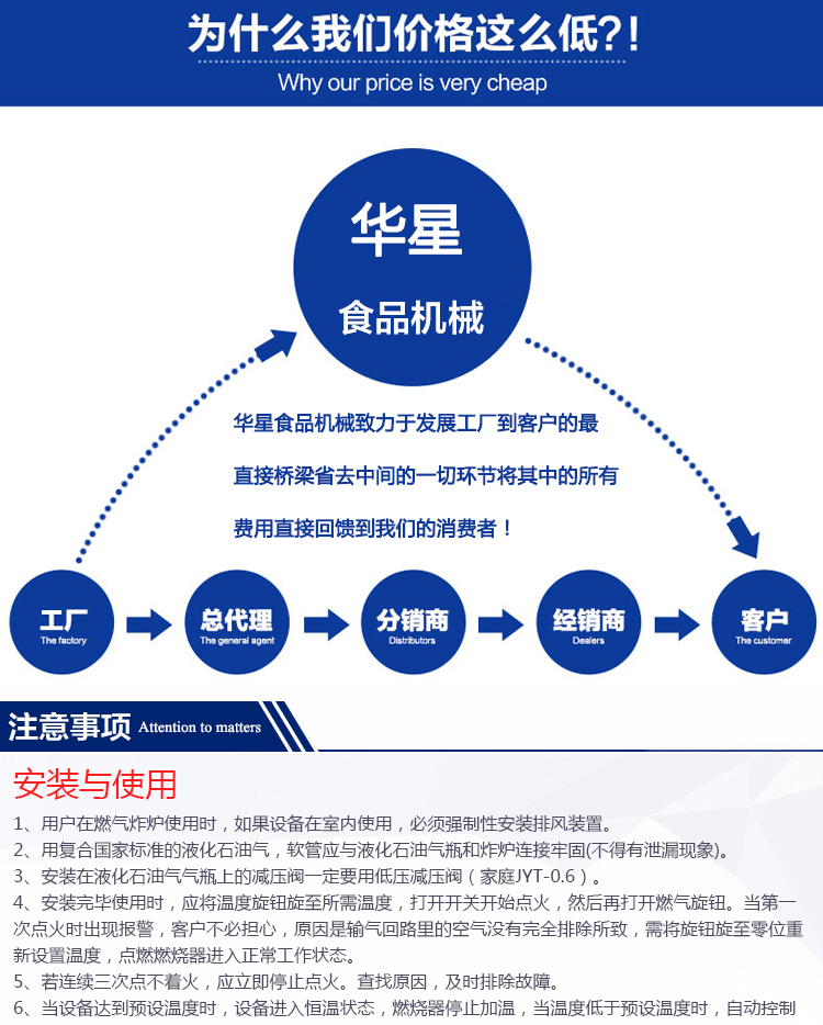 华星12型厂家直销电炸炉设备加厚油盆电炸炉 商用单缸电炸炉