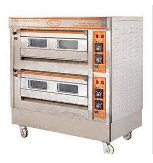 恒联QL-4燃气烤箱 商用蛋糕烘烤炉 大型烤箱 二层四盘面包烘烤箱