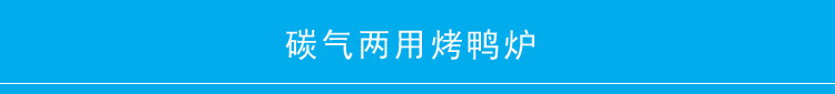 厂家直销 热销款商用碳气两用自动旋转烤鱼烤鸭炉 可定做