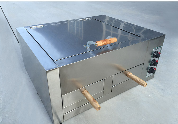 电烤炉一层两盘 食品电烤箱送烤盘 食品烘焙设备烧饼设备厂家直销