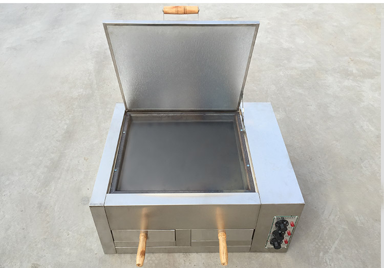 电烤炉一层两盘 食品电烤箱送烤盘 食品烘焙设备烧饼设备厂家直销