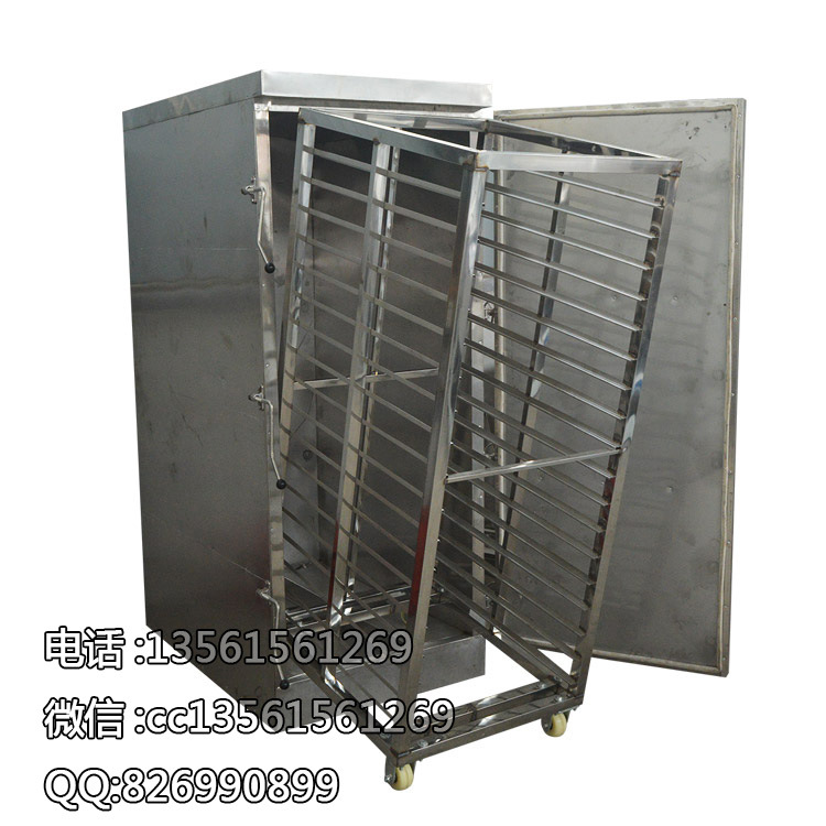 蒸房配套小推车 不锈钢馒头架车 36盘小推车 馒头米饭蒸房专用