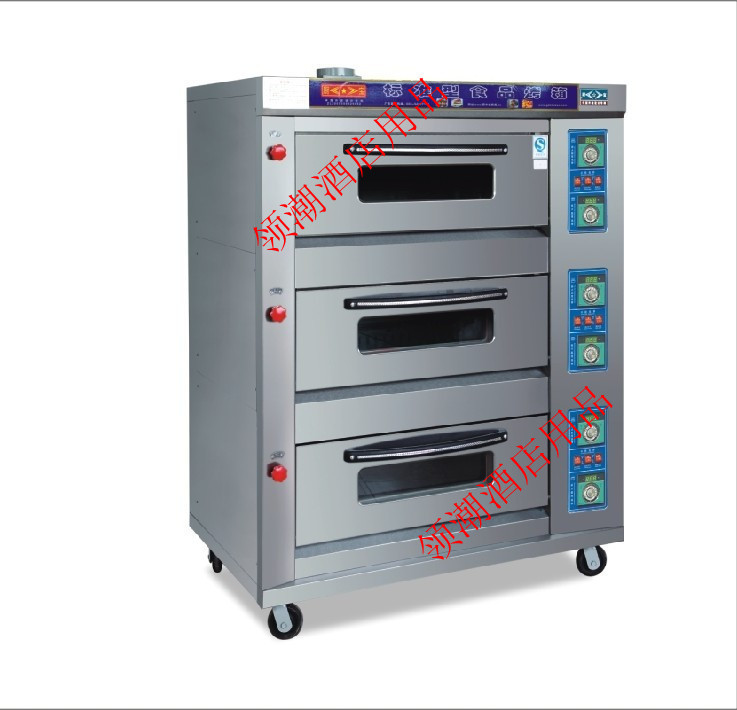 正品厨宝KB-30 三层六盘商用燃气烤箱 食品烘炉 三层六盘燃气烤炉