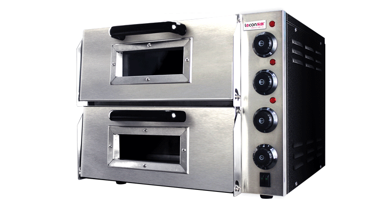 乐创商用烤箱 烤炉双层蛋糕面包大烘炉设备电烤箱 二层披萨烤箱