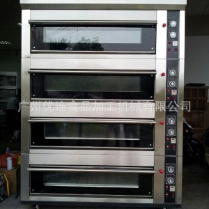 优思龙豪华型电烤箱 德国技术烘炉 商用四层八盘层炉 不锈钢