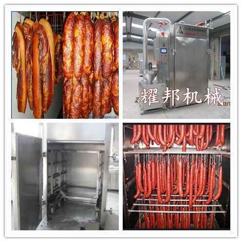 全自动腊肠烟熏炉 商用牛肉猪肉烟熏设备 常年供应一台起订