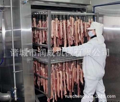 烟熏香肠设备 自动化温控熏鸡炉 腊肉烘干机商用