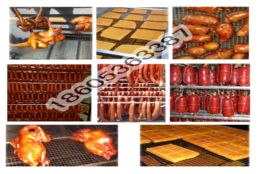 肉类烟熏炉 腊肉烘干 鸡肉熏肉机 烟熏食品设备 烧猪炉 厂家直销