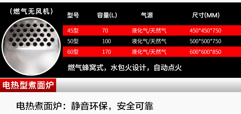 酒店厨房设备不锈钢节能汤桶 商用天燃气蒸煮炉 汤面炉 电煮面炉