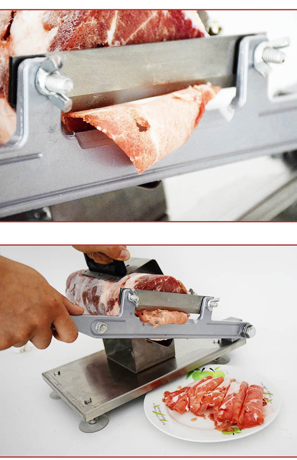 羊肉切片机手动切肉机商用家用涮羊肉肥牛肉卷冻肉刨肉机