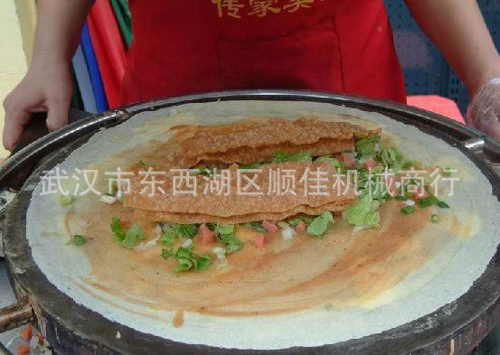 单头燃气杂粮煎饼机 商用班戟炉 可丽饼机