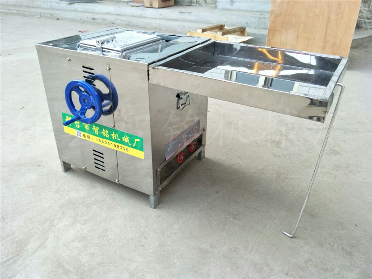 商用蛋卷机 鸡蛋卷机 脆皮蛋卷机加大双灶头效率高