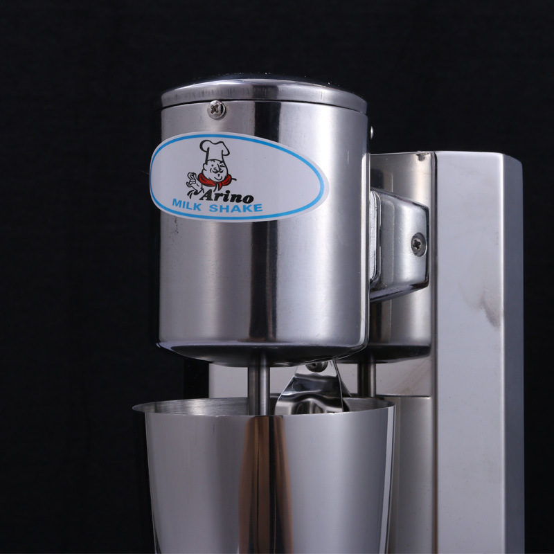 亿心奶茶店奶昔机商用单头不绣钢奶昔机搅拌机奶泡机泡奶机正品