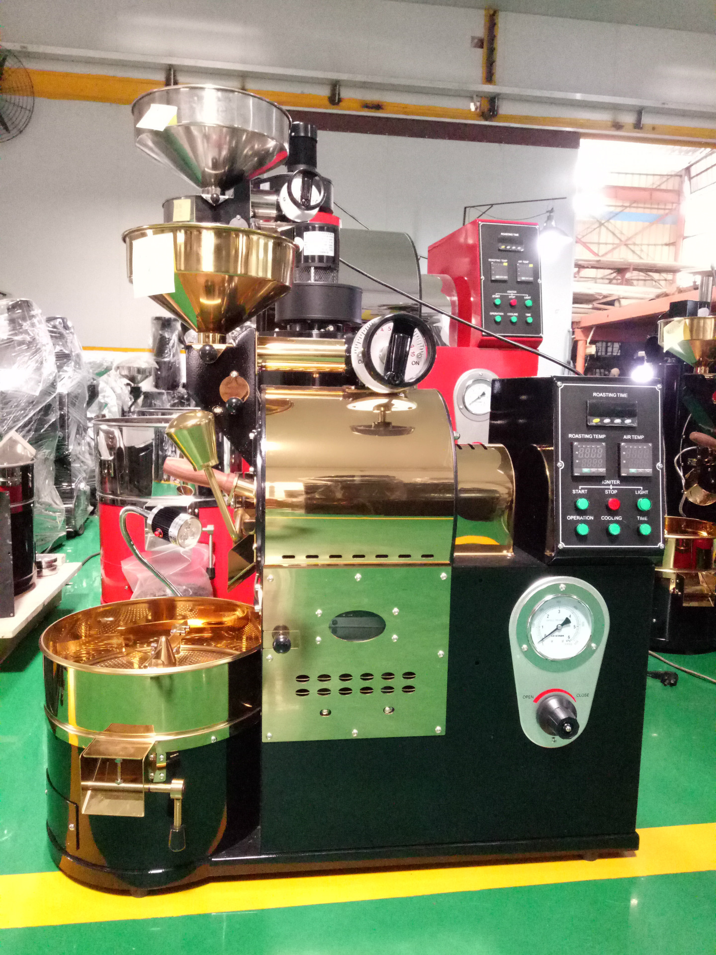厂家直销咖啡烘焙机 商用小型咖啡豆烘焙机 食品机械 1KG烘焙机