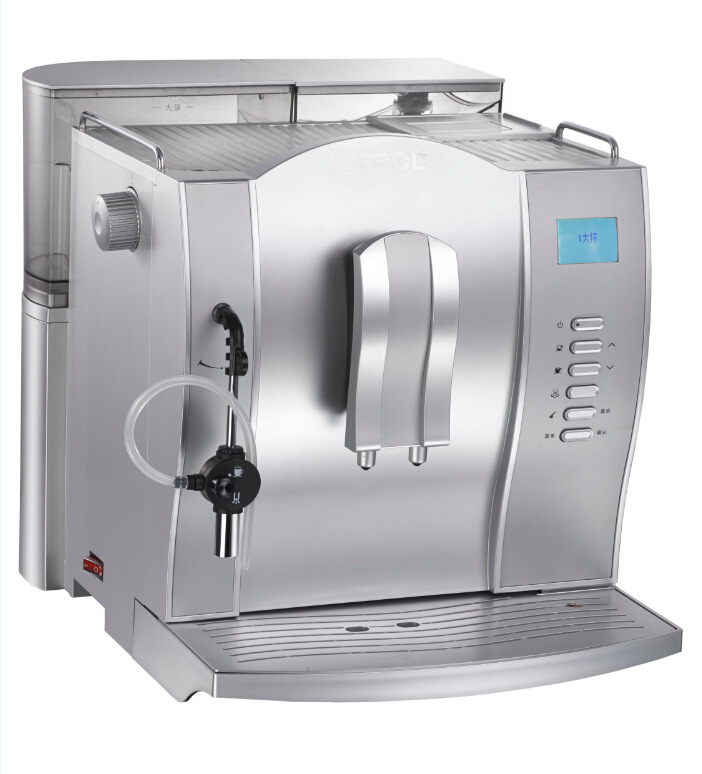 美宜侬商用意式全自动现磨蒸汽式咖啡机办公用批发 ME-708全银色