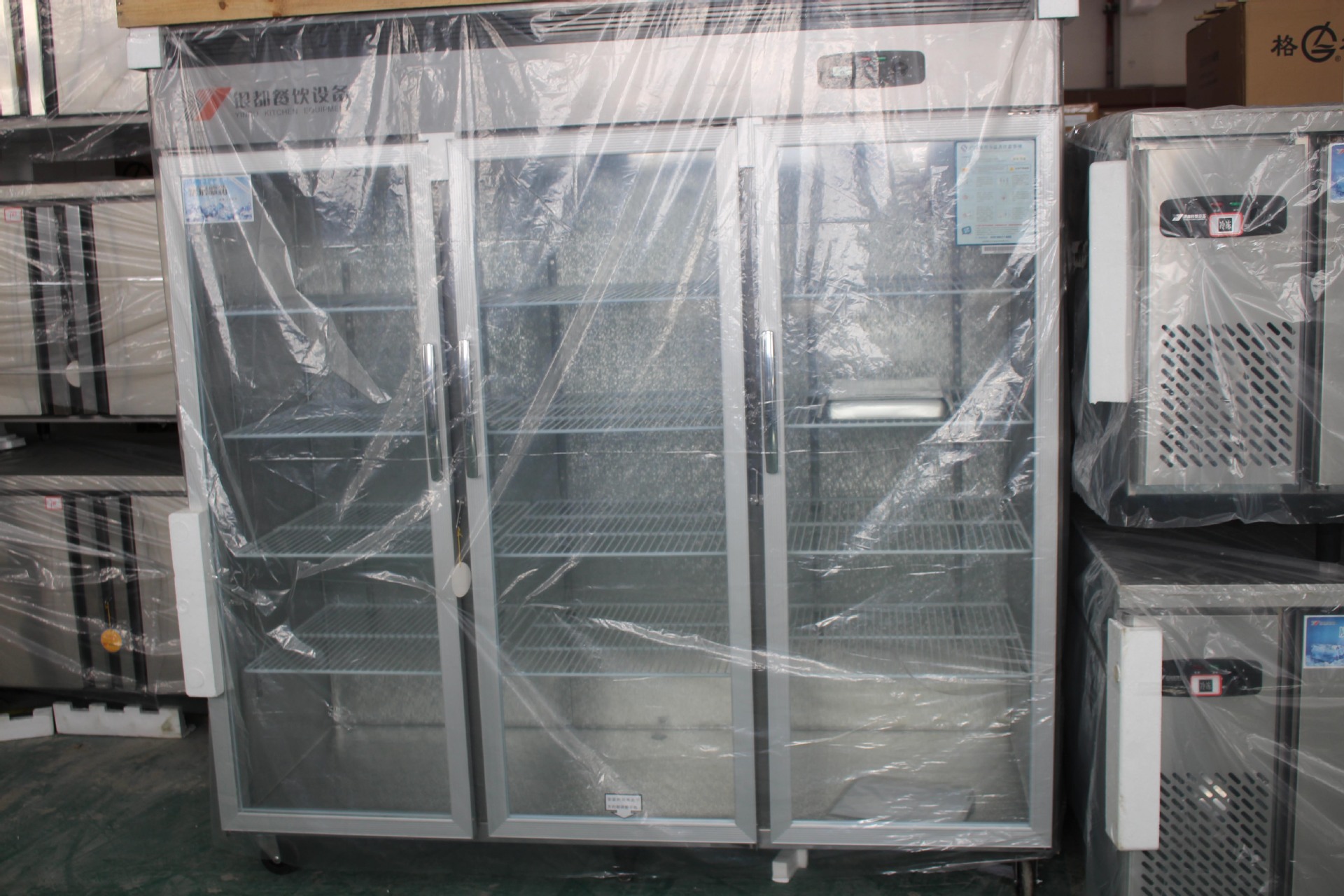 不锈钢厨房冰柜商用四门冰箱 酒店厨房四门冰箱冷藏冷冻四门冰箱