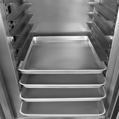 不锈钢饼盘柜 风冷面团冷冻冰柜 商用双门厨房冷藏烤盘柜插盘柜