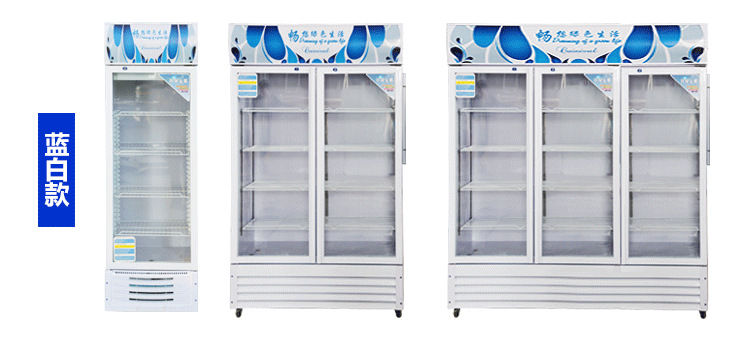 展示柜冷藏立式冰柜商用冰箱饮料饮品保鲜柜单双门冷饮料柜