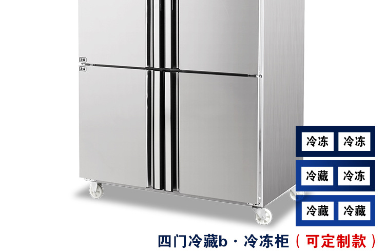 奇博士冷藏冷冻柜 商用展示柜 立式保鲜冰箱冰柜双门三门冷藏冰柜