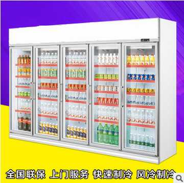 厂家直销六门双机双温厨房冰柜 冷冻冷藏商用立式不锈钢冰箱冷柜