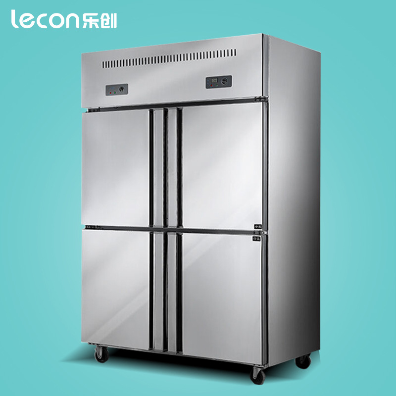 lecon/乐创 LC-SMBG01 商用冰柜立式四六门冰箱冷柜冷藏冷冻保鲜