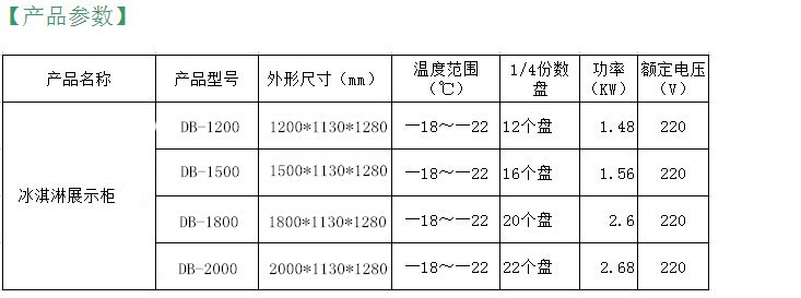 厂家直销冰淇淋柜 风冷卧式商用硬质冷冻雪糕柜展示柜12盘新品