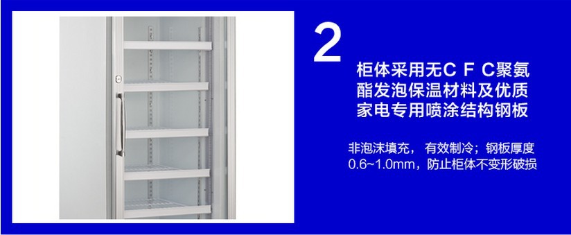 厂家直销冰柜立式五门冷藏陈列柜 饮料展示冰箱 超市便利店保鲜柜