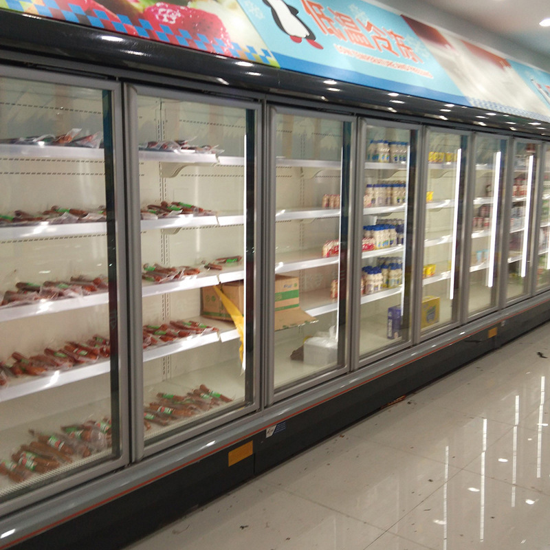 订做超市便利店三门饮料展示冷柜水果保鲜冷藏展示柜冰柜厂家直销
